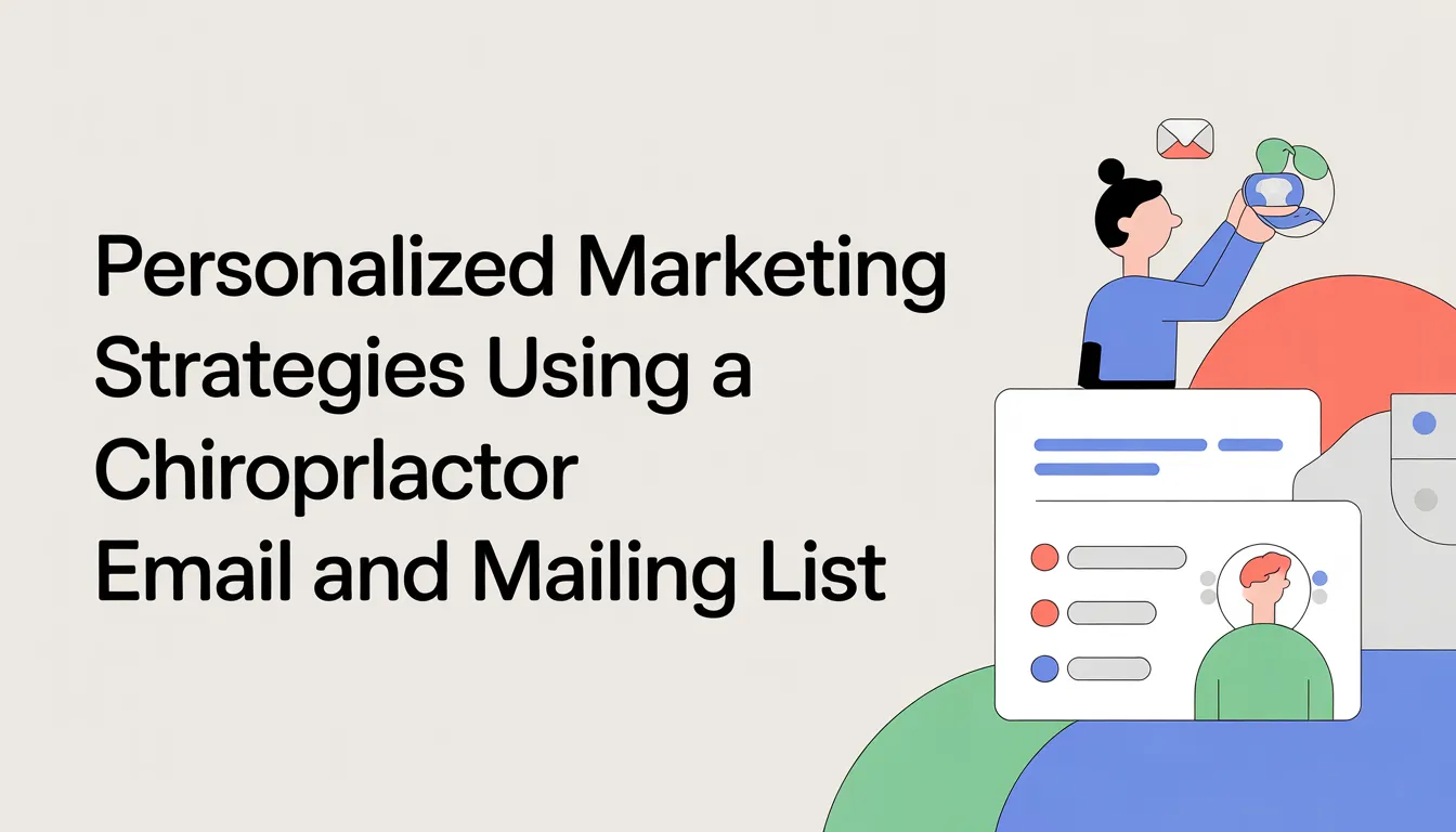 Personalized Marketing Strategies Using a Chiropractor Email and Mailing List