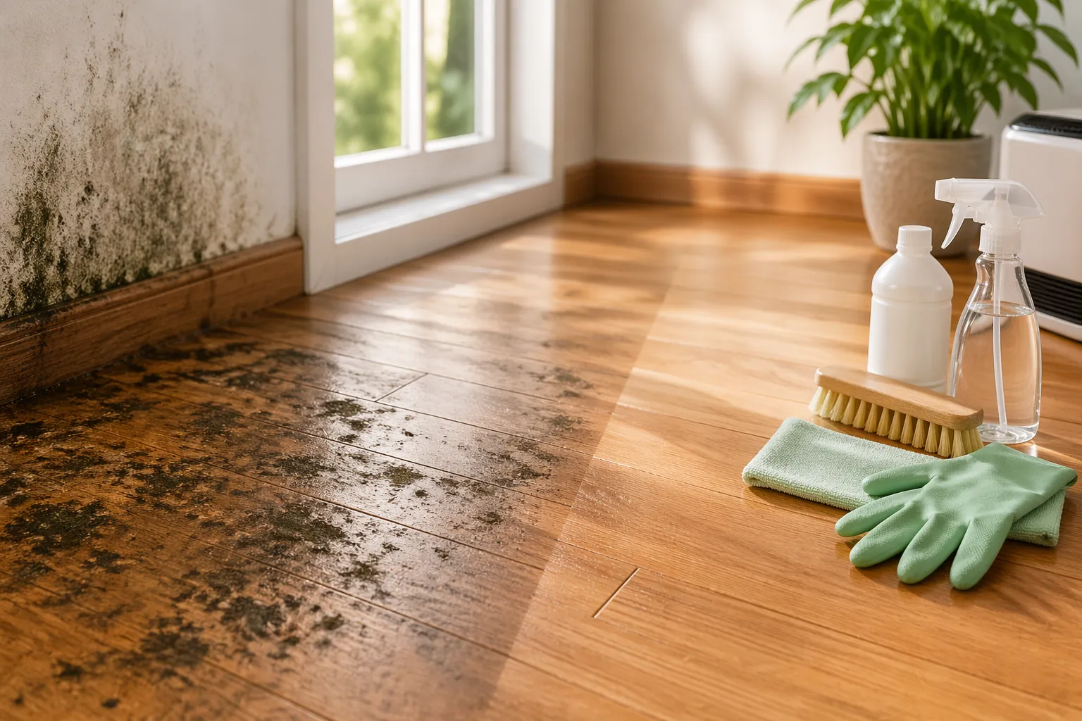 How to Remove Mold on Wood Floor and Prevent It from Returning?