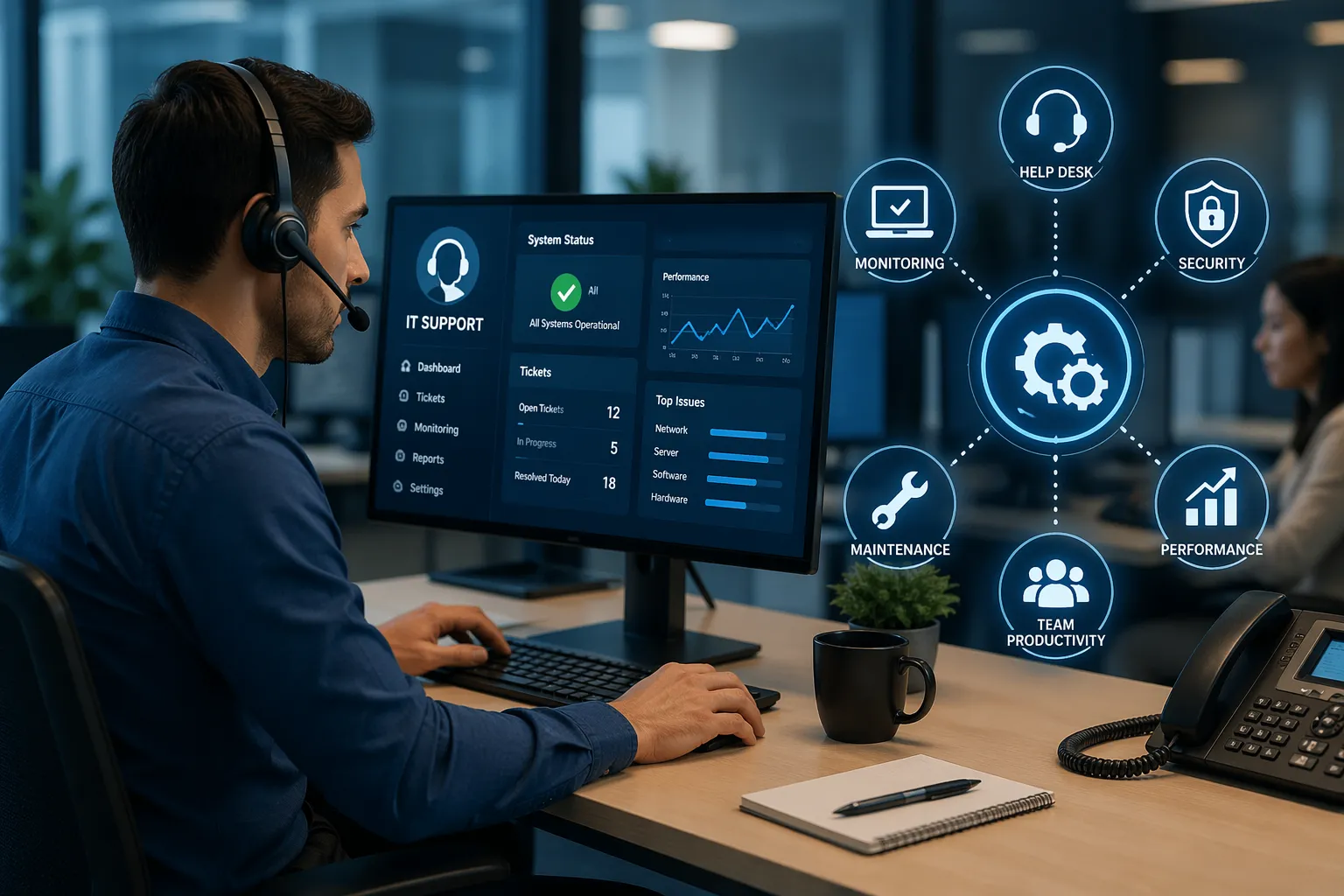 Customised IT Support Solutions in Qatar to Optimize Workflows