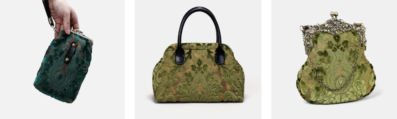 Green Carpet Bag: A Natural Blend of Style and Everyday Function