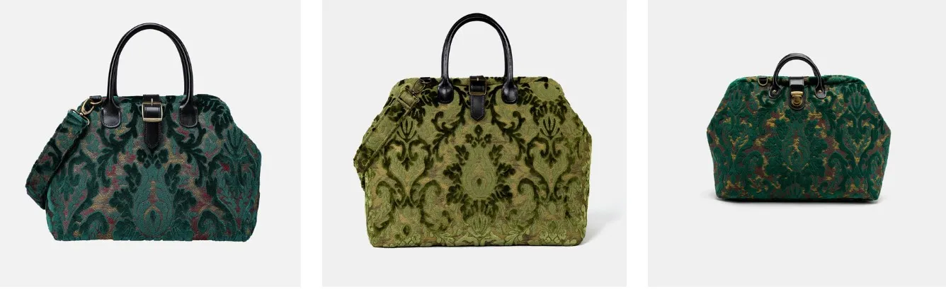 Green Carpet Bag: A Natural Blend of Style and Everyday Function