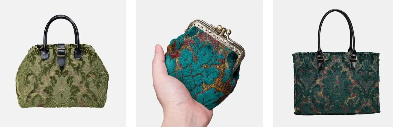 Green Carpet Bag: A Natural Blend of Style and Everyday Function