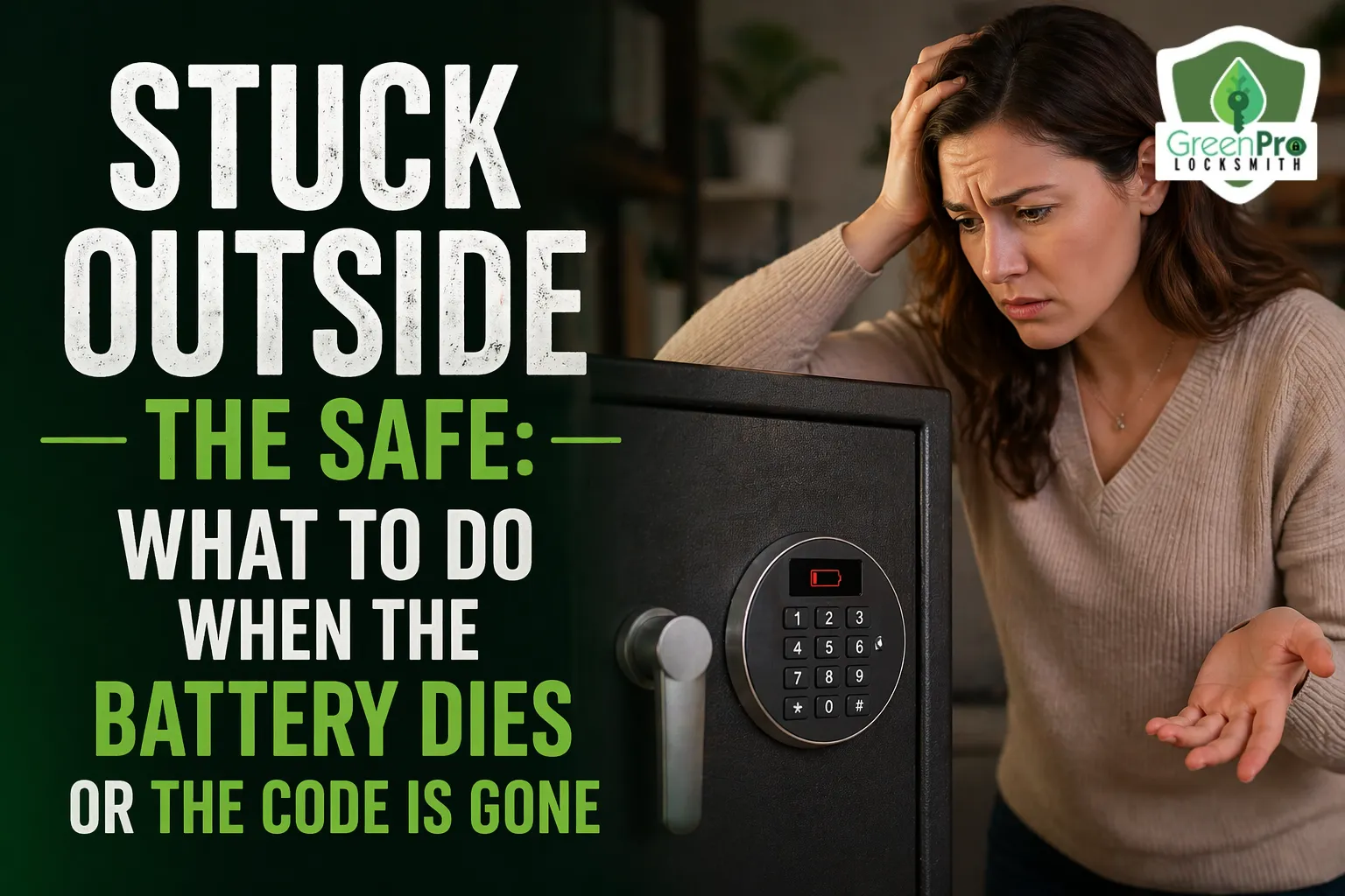 Stuck Outside the Safe: What to Do When the Battery Dies or the Code is Gone