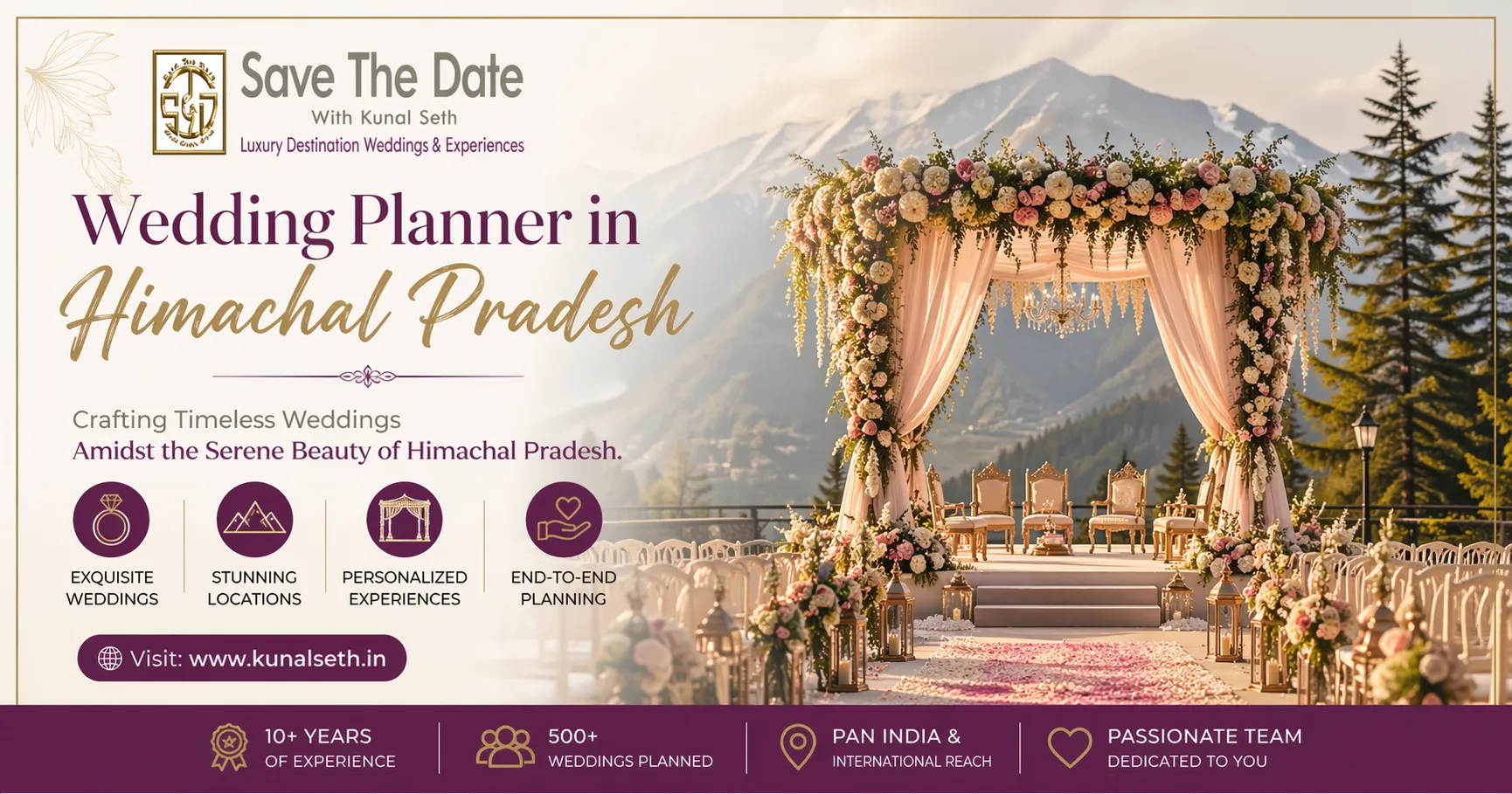 Why Choose a Wedding Planner in Himachal Pradesh for Destination Weddings?