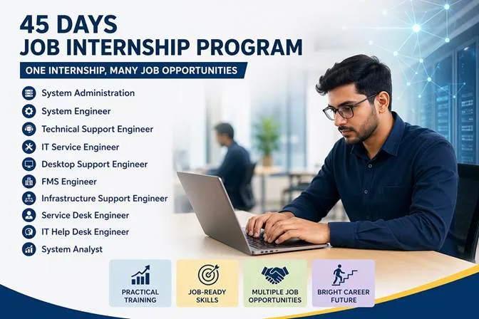 45 Days Job Internship Program – One Internship, Many Job Opportunities
