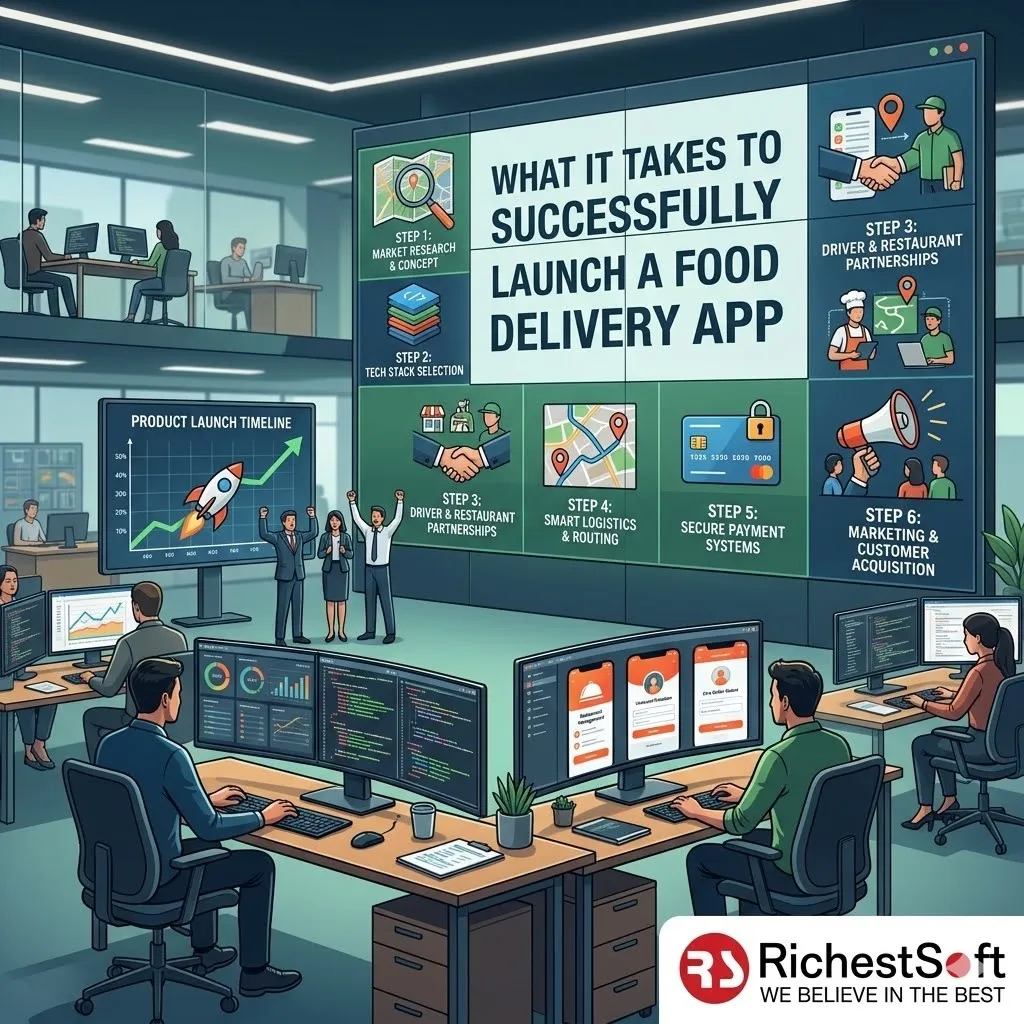 What It Takes to Successfully Launch a Food Delivery App