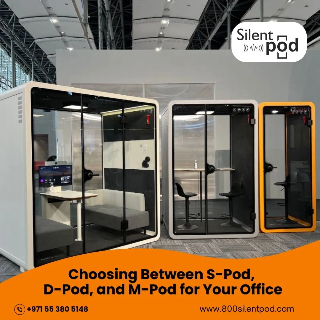 Choosing Between S-Pod, D-Pod, and M-Pod for Your Office