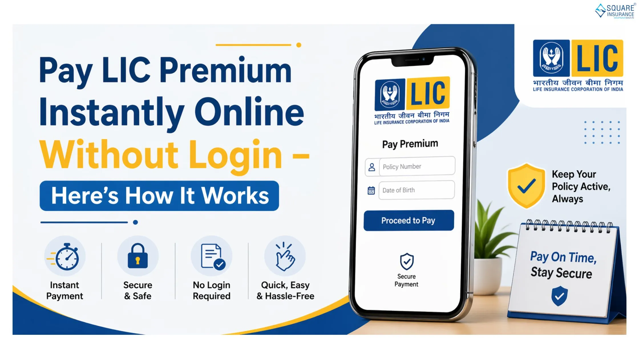 Pay LIC Premium Instantly Online Without Login – Here’s How It Works