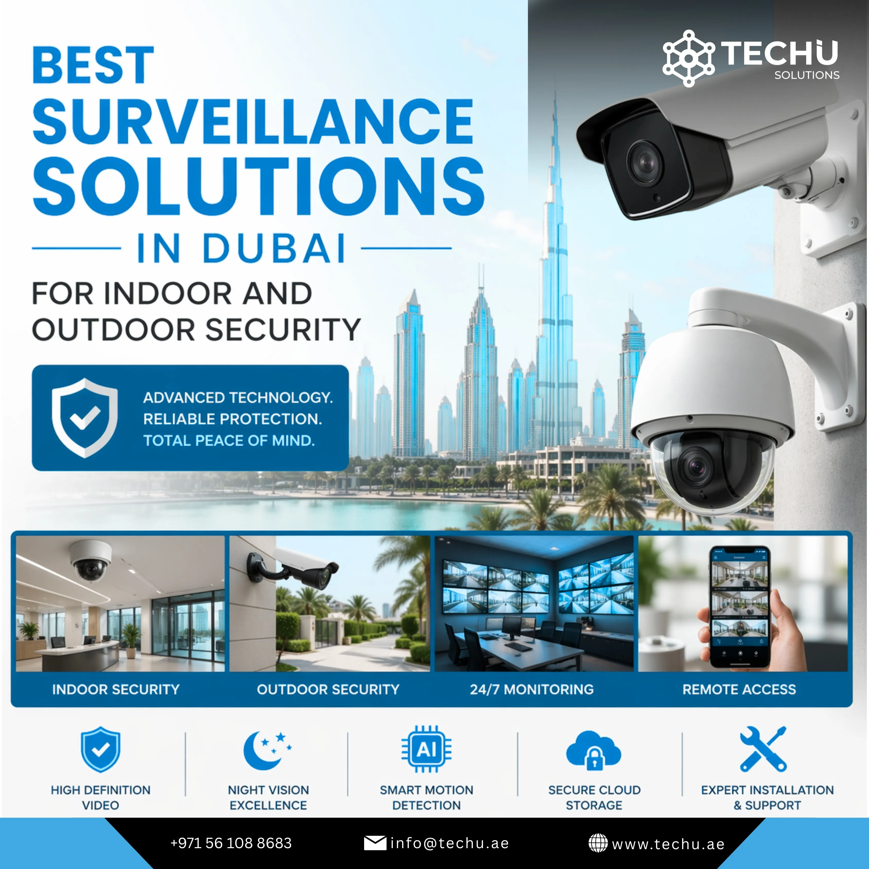 Best Surveillance Solutions in Dubai for Indoor and Outdoor Security