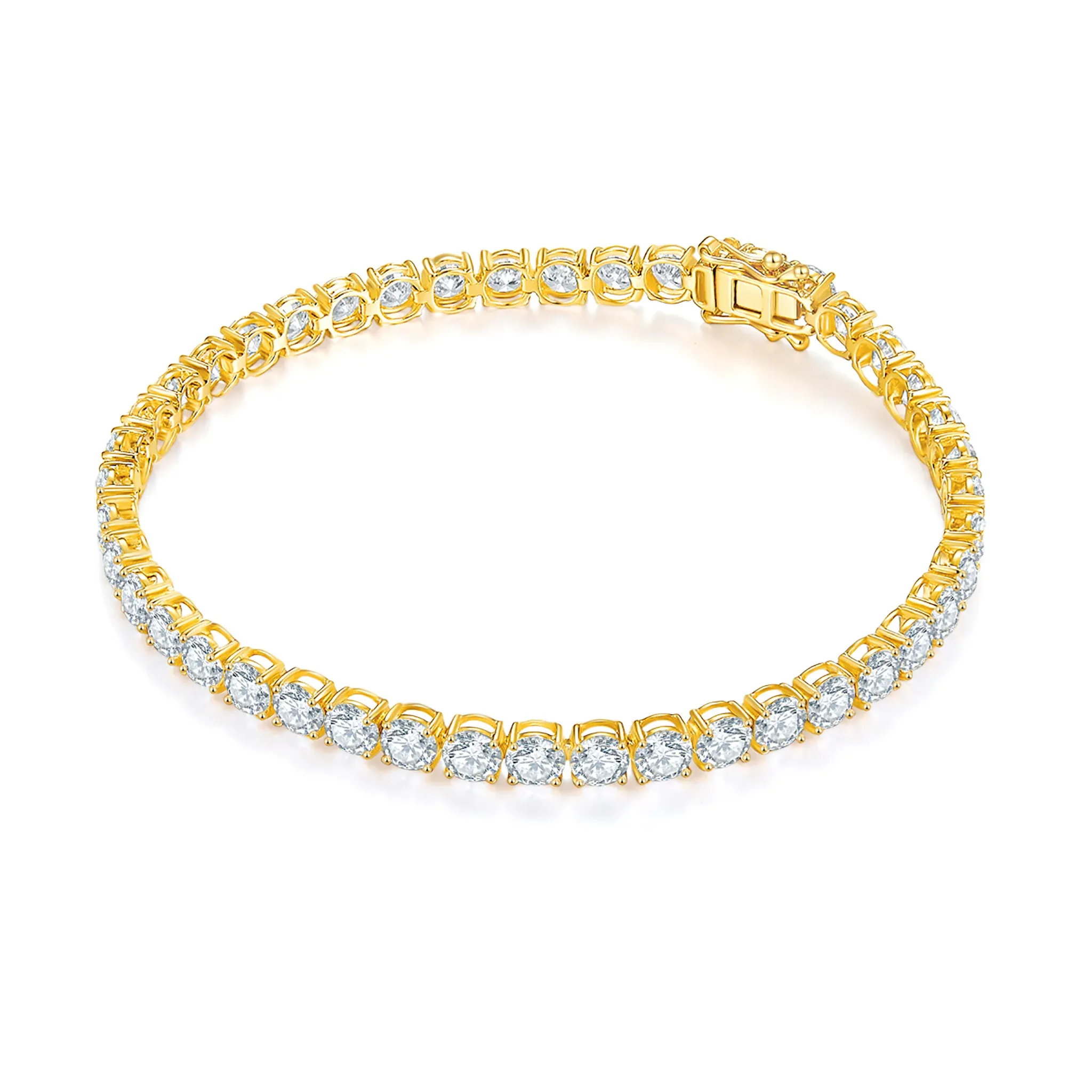 A Bracelet That Speaks Luxury: Diamond Tennis Bracelet Jewelry by Precious-Lab