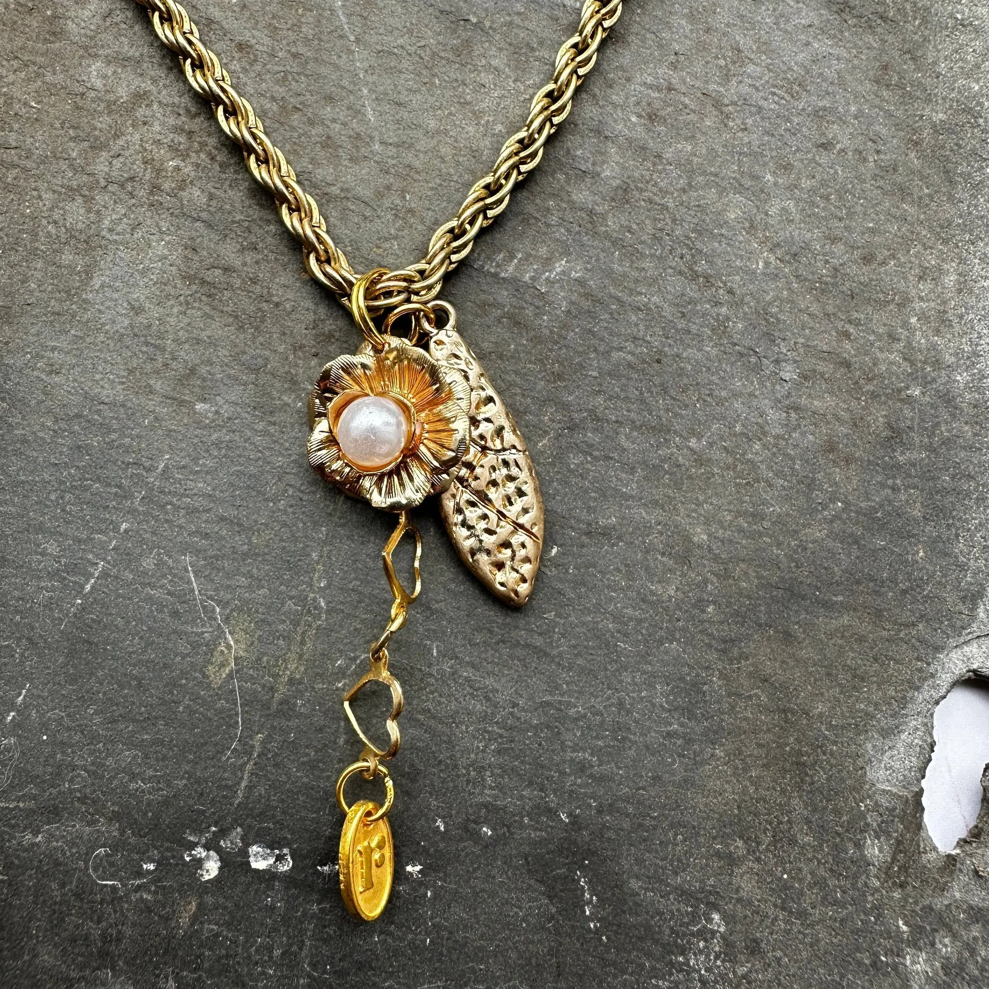 Sweet Petal Upcycled Charm Necklace: A Story of Sustainable Elegance