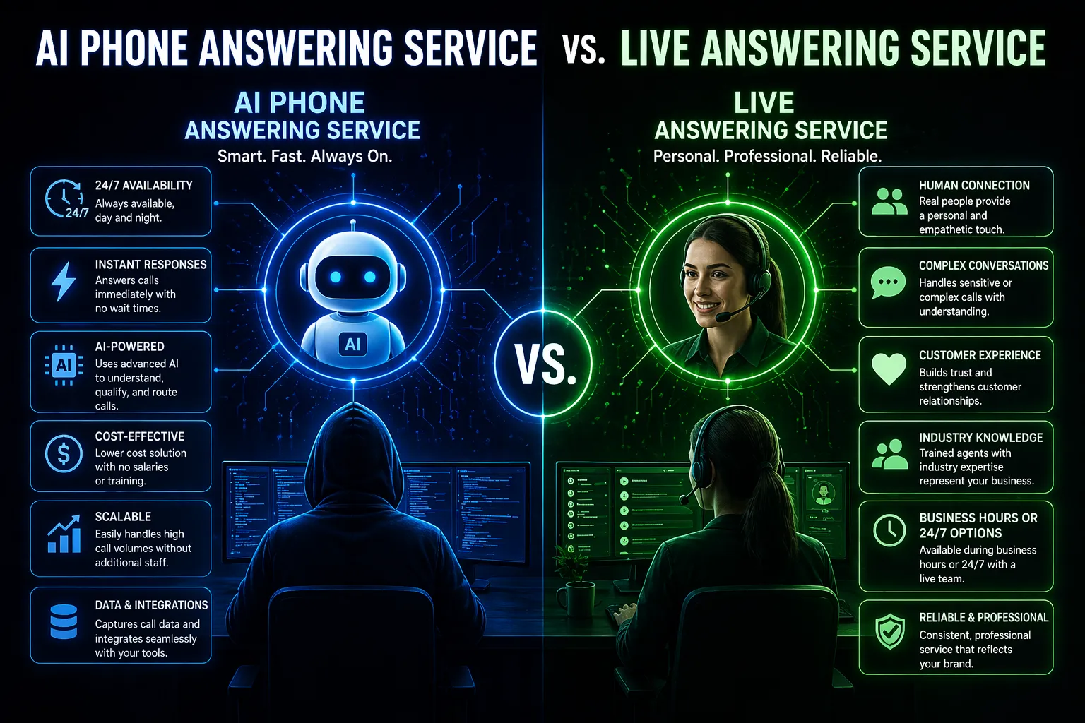 AI Phone Answering Service vs. Live Answering Service: The Honest Comparison That Saves You $8,000 a Year