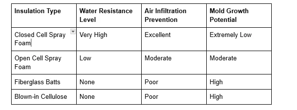 How Spray Foam Acts as a Secondary Water Barrier in Silverado Ranch