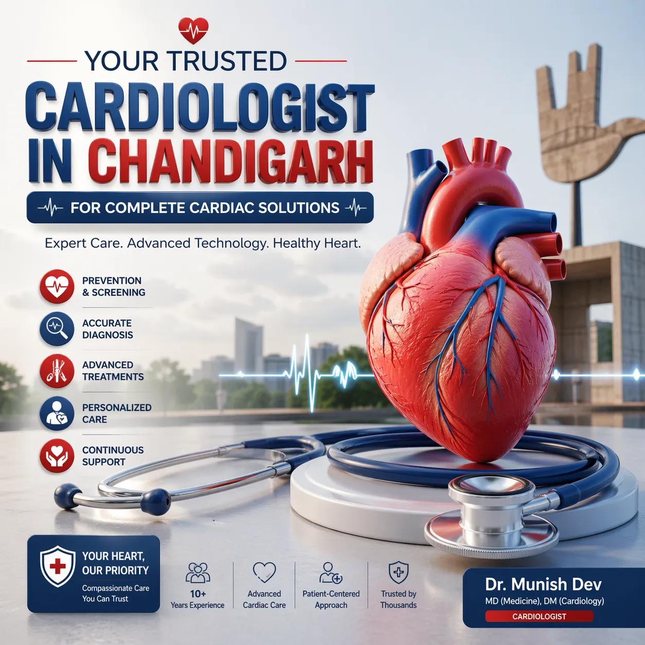 Your Trusted Cardiologist in Chandigarh for Complete Cardiac Solutions
