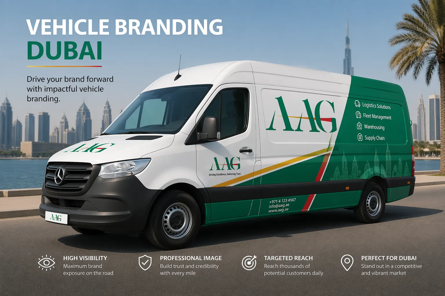 Mobile Advertising with Vehicle Branding in Dubai