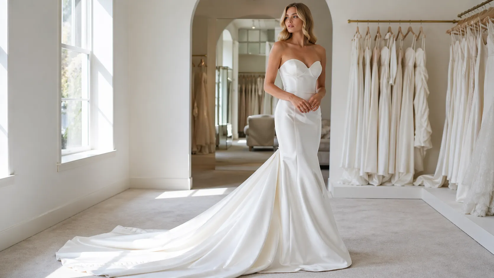 How to Choose a White Satin Wedding Dress for Your Body Type and Wedding Style