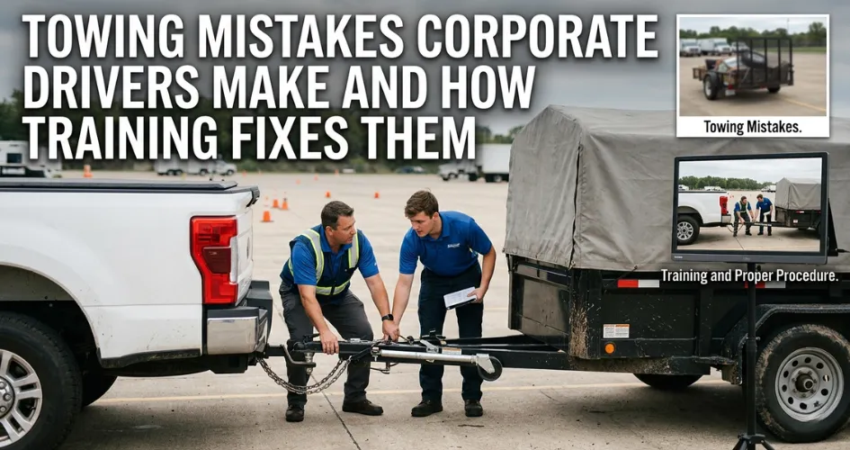 Towing Mistakes Corporate Drivers Make And How Training Fixes Them