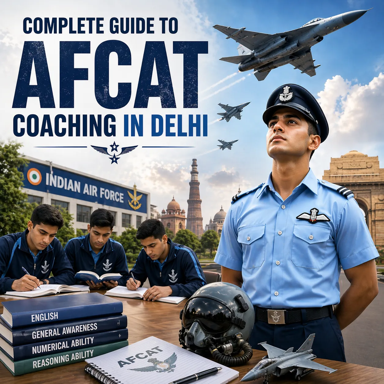 Complete Guide to AFCAT Coaching in Delhi for Students Who Want to Join Indian Air Force Successfully