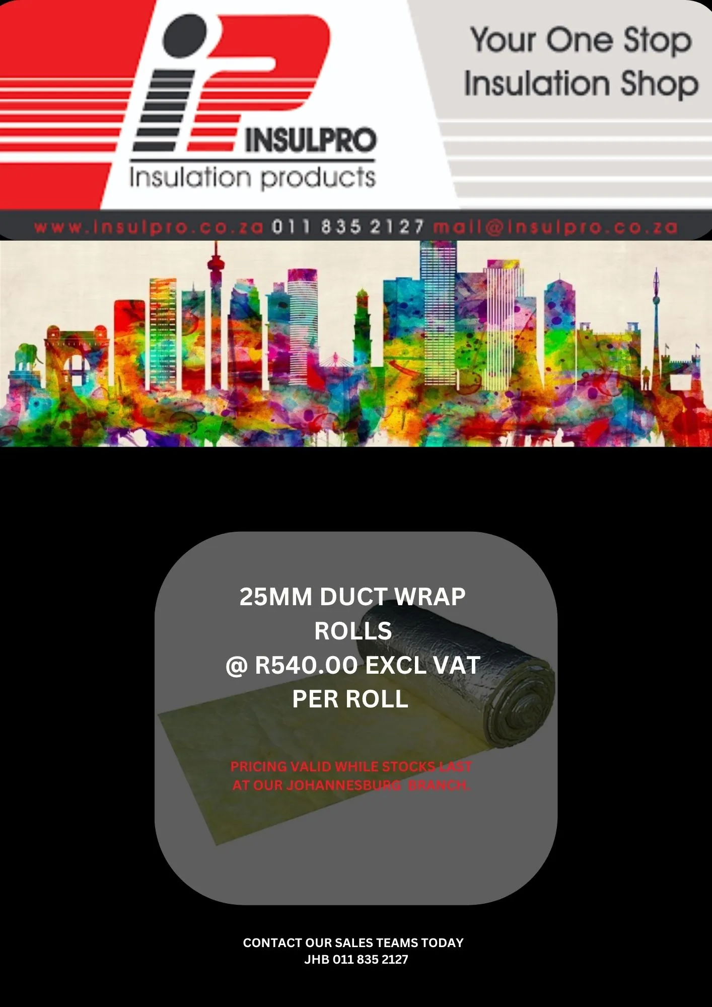 Insulpro Continues to Lead the Way with Simple and Effective Insulation Solutions for South African Homes and Businesses