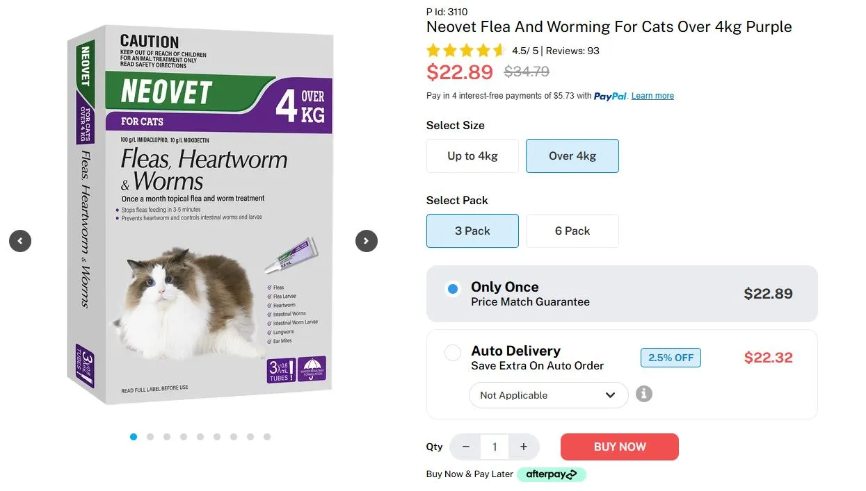 Neovet Flea and Worming For Cats Over 4kg Purple – The Ultimate Protection Guide