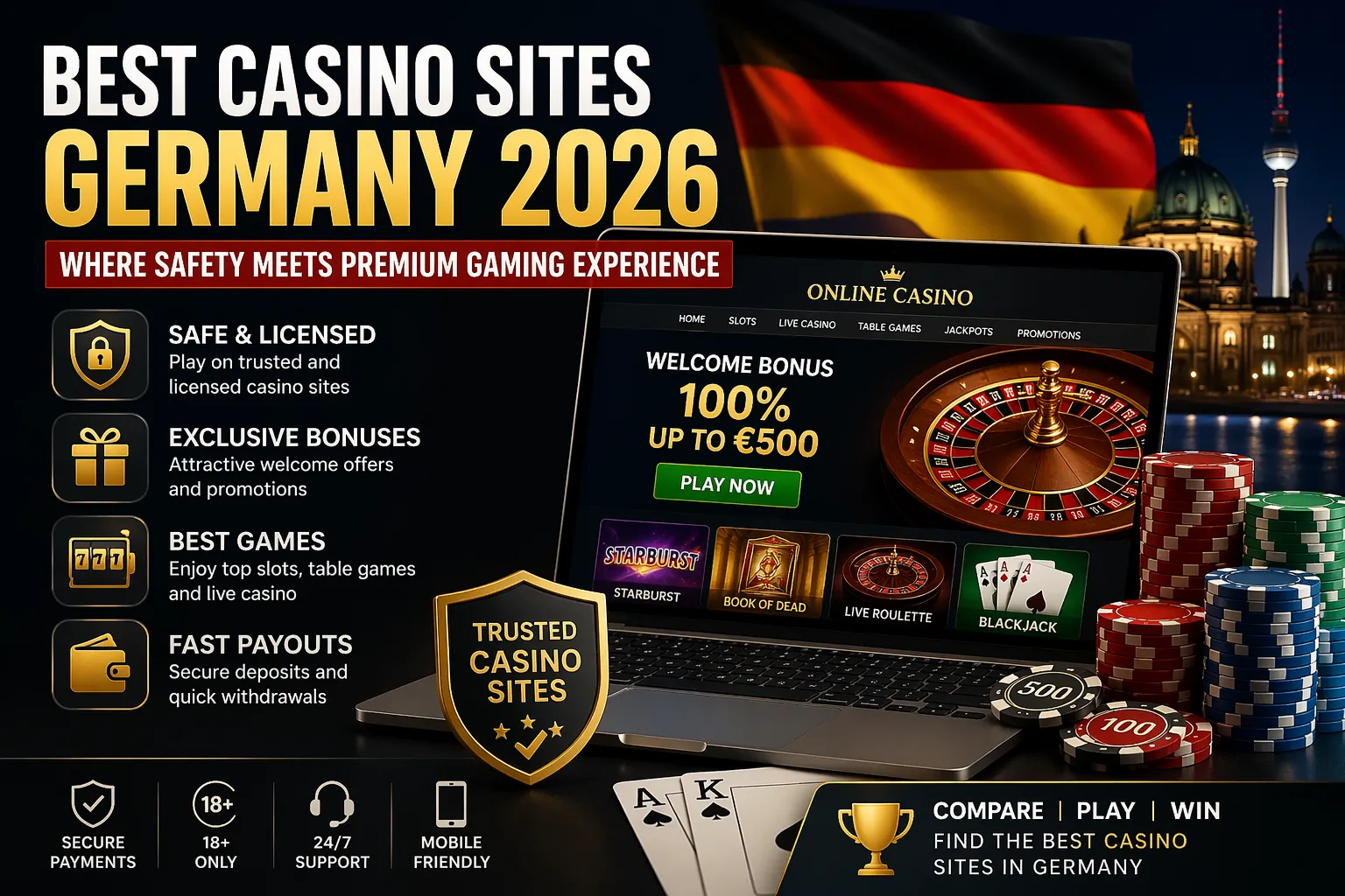 Best Online Casino Germany 2026: Secure Sites, Reviews & Comparison