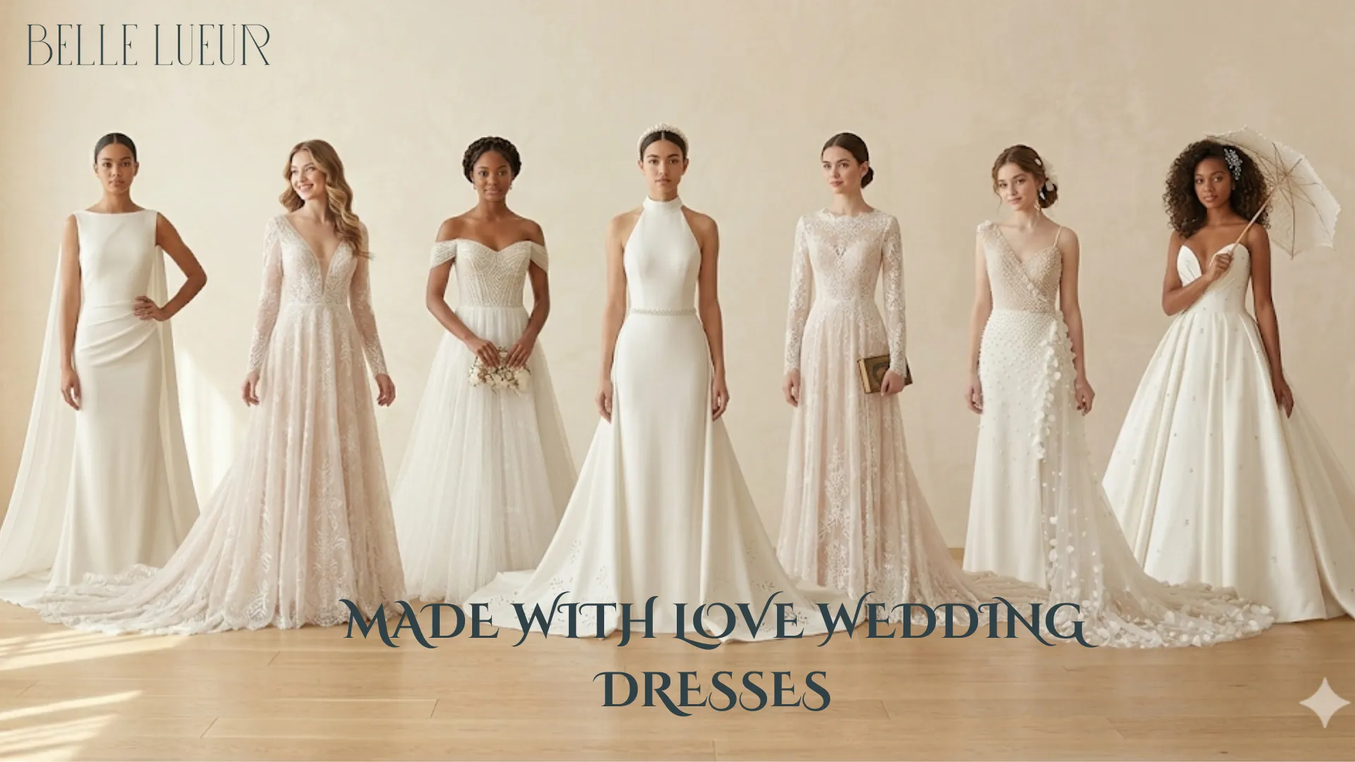 Made With Love Wedding Dress for Modern Brides by Belle Lueur Bridal