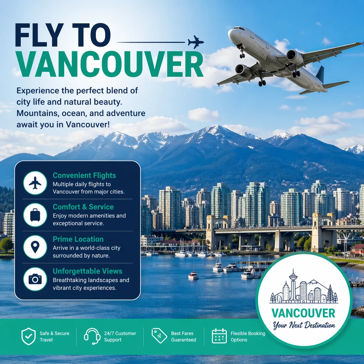 Fly to Vancouver: Your Ultimate Travel Guide