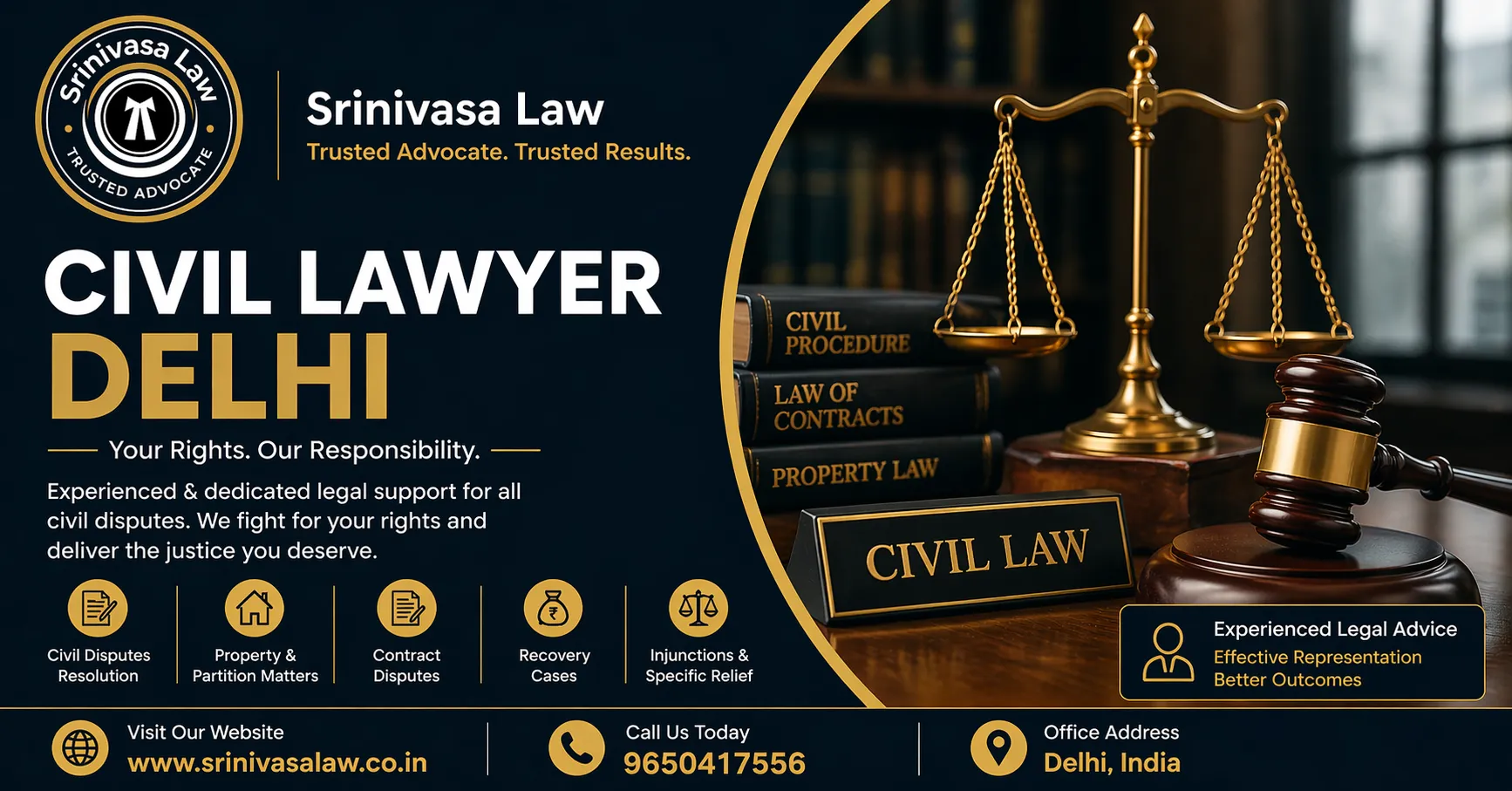How to Choose the Best Civil Lawyer Delhi for Cases