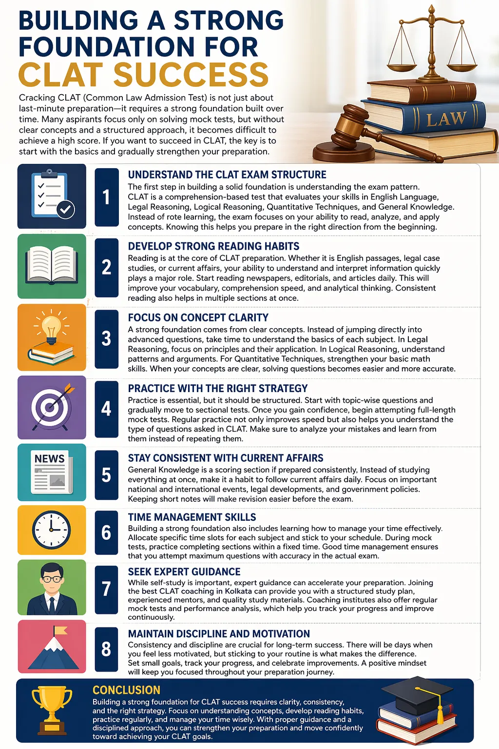 Building a Strong Foundation for CLAT Success
