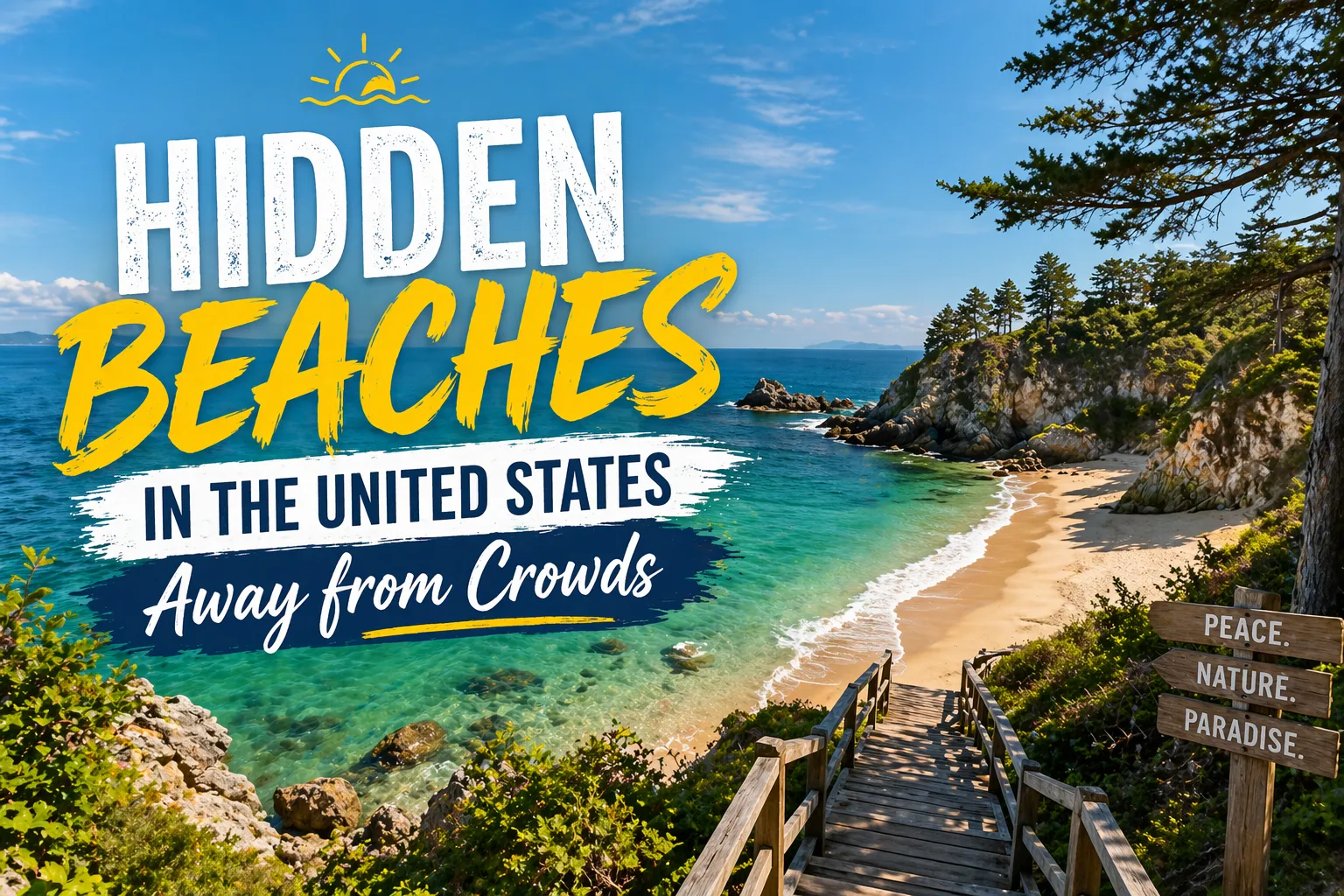 Hidden Beaches in the United States Away from Crowds