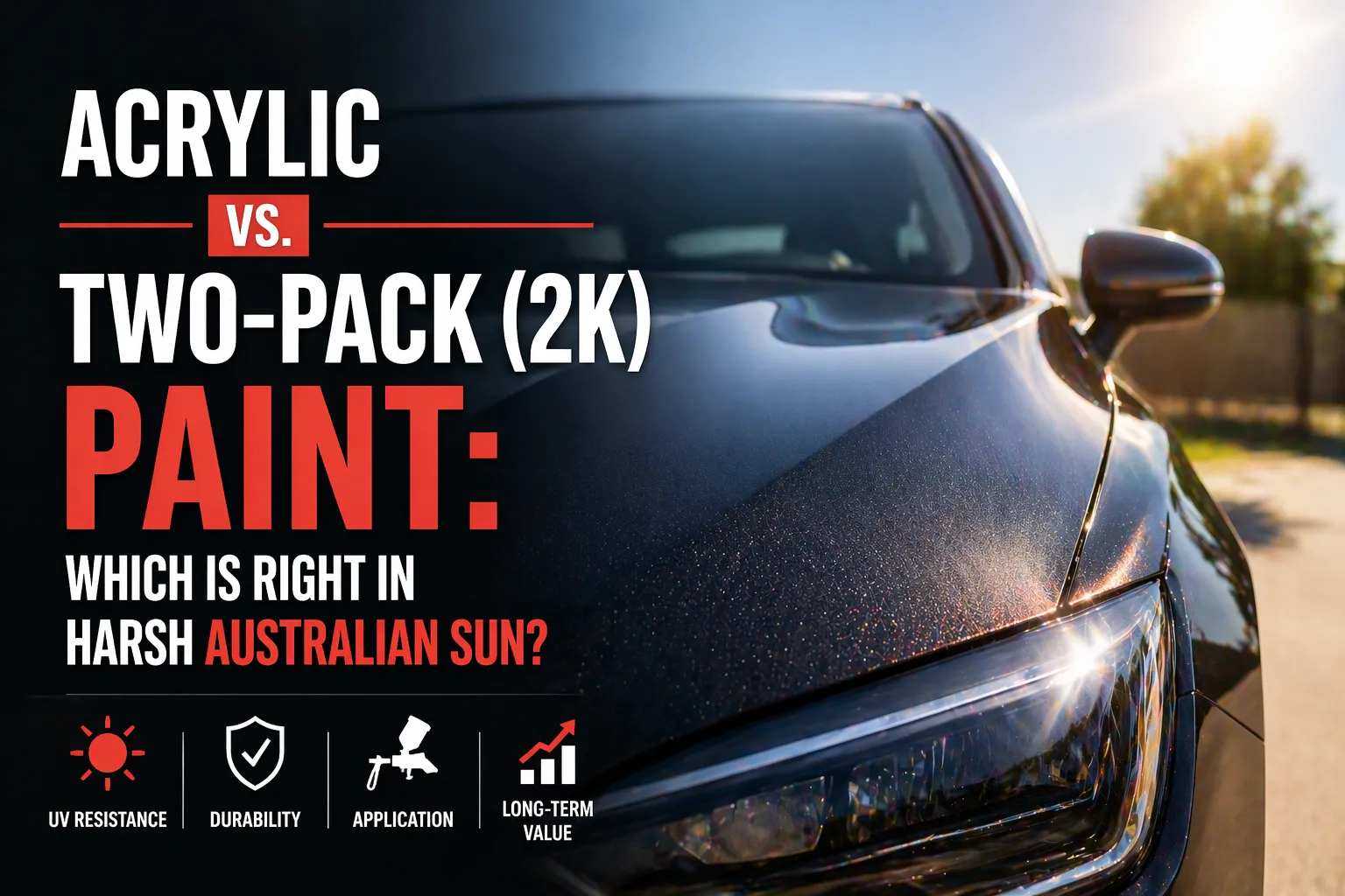Acrylic Vs. Two-Pack (2K) Paint: Which Is Right In Harsh Australian Sun?