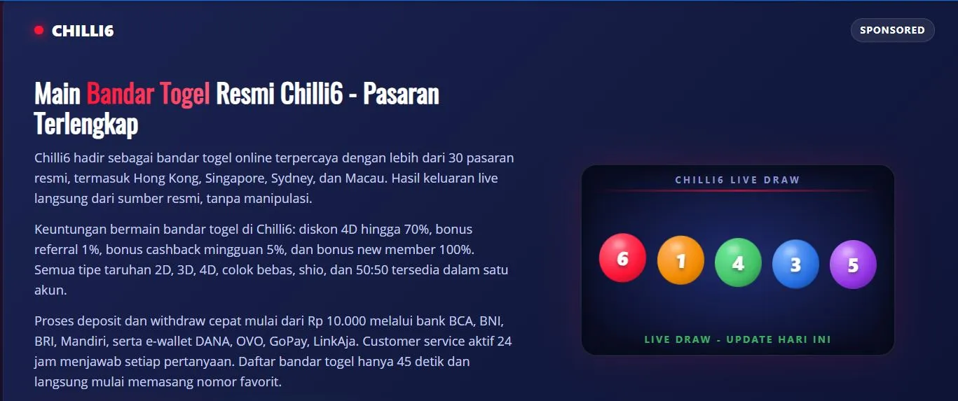 Bandar Togel and Trusted Platforms A Complete Guide for Today’s Users