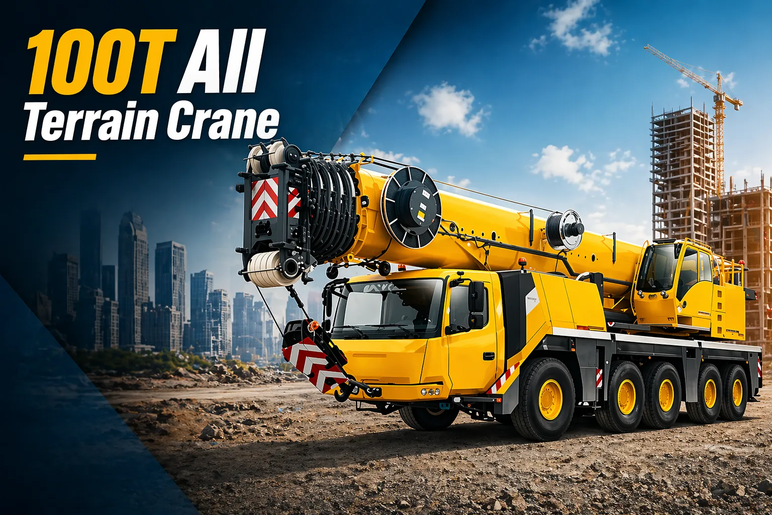 Powerful and Precise 100T All Terrain Crane Hire Across Brighton and Melbourne