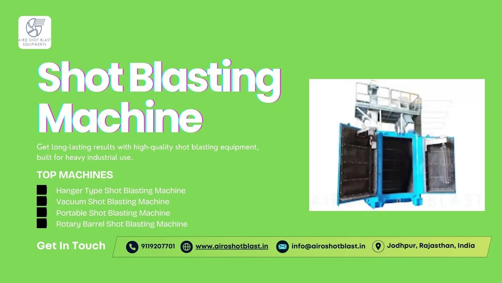 Key Features and Applications of Hanger Type Shot Blasting Machines
