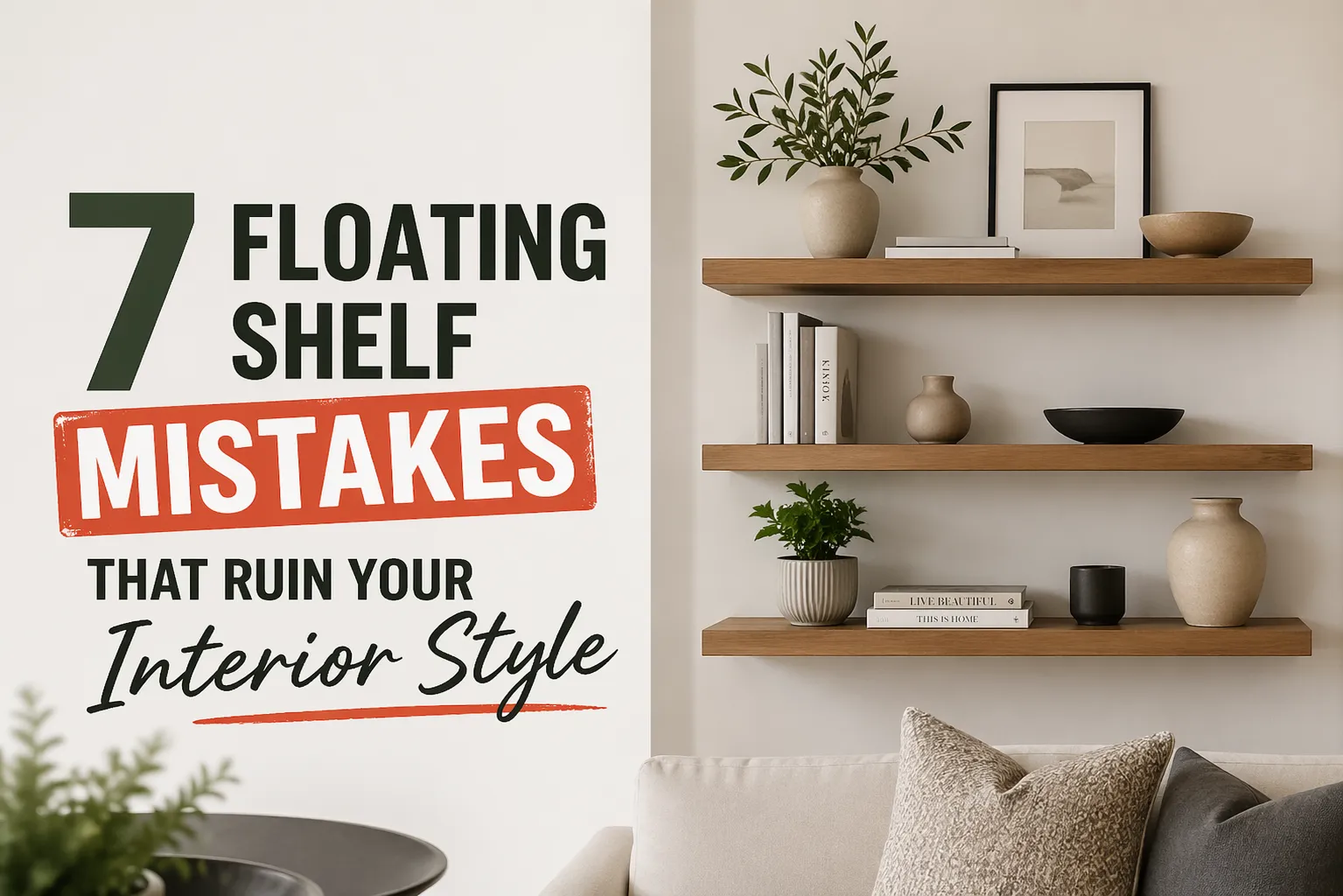 7 Floating Shelf Mistakes That Ruin Your Interior Style