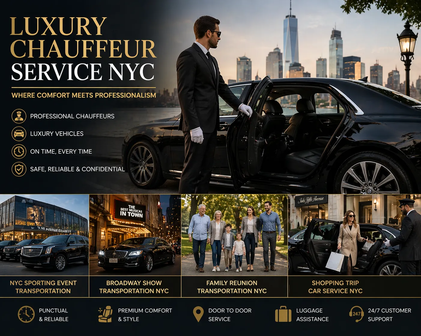 Luxury Chauffeur Service NYC: Where Comfort Meets Professionalism