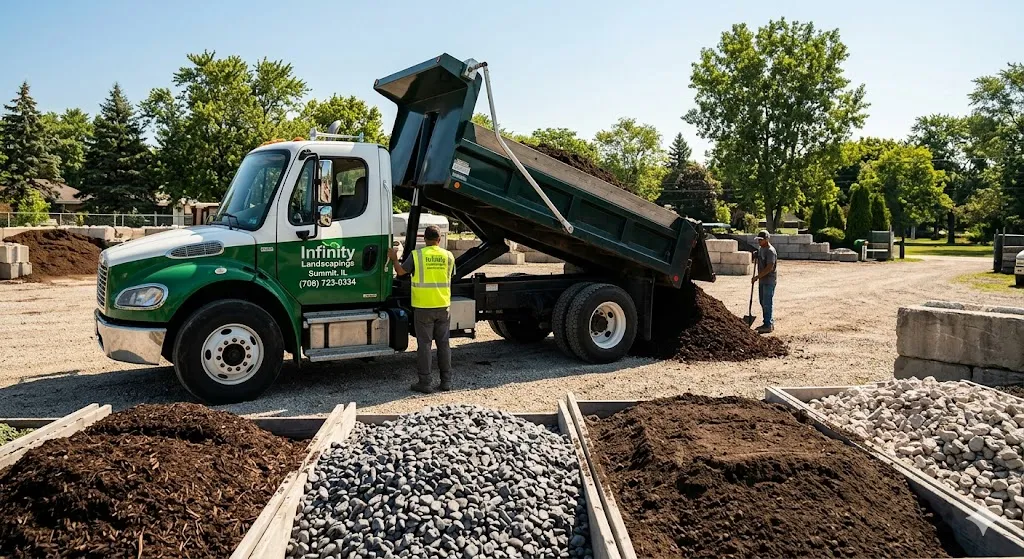 Bulk Mulch Delivery for Easy and Clean Yard Care