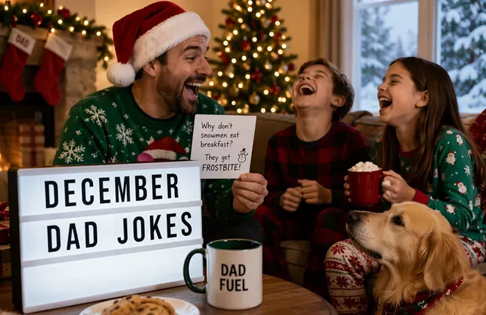 124+ December Dad Jokes to Keep You Laughing All Winter Long