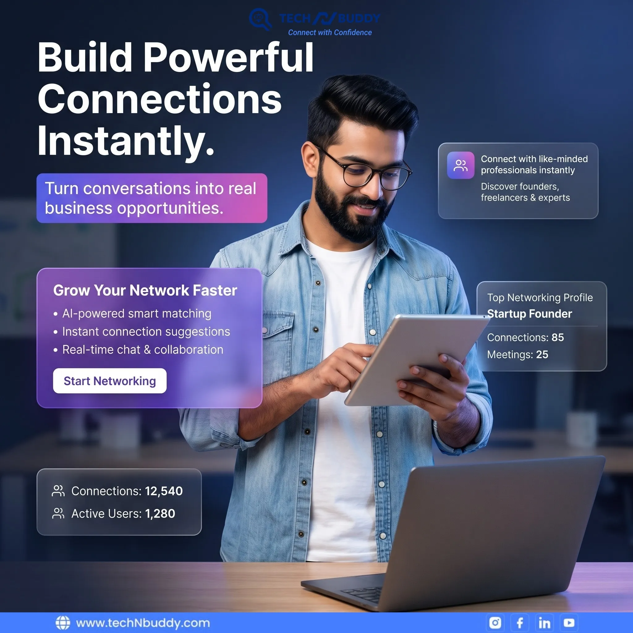 Professional Networking App: Why TechNbuddy is the Smart Choice for Modern Professionals