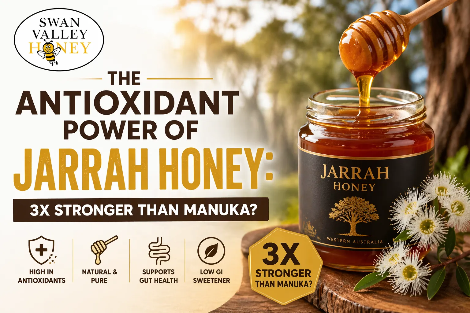 The Antioxidant Power of Jarrah Honey: 3x Stronger Than Manuka?