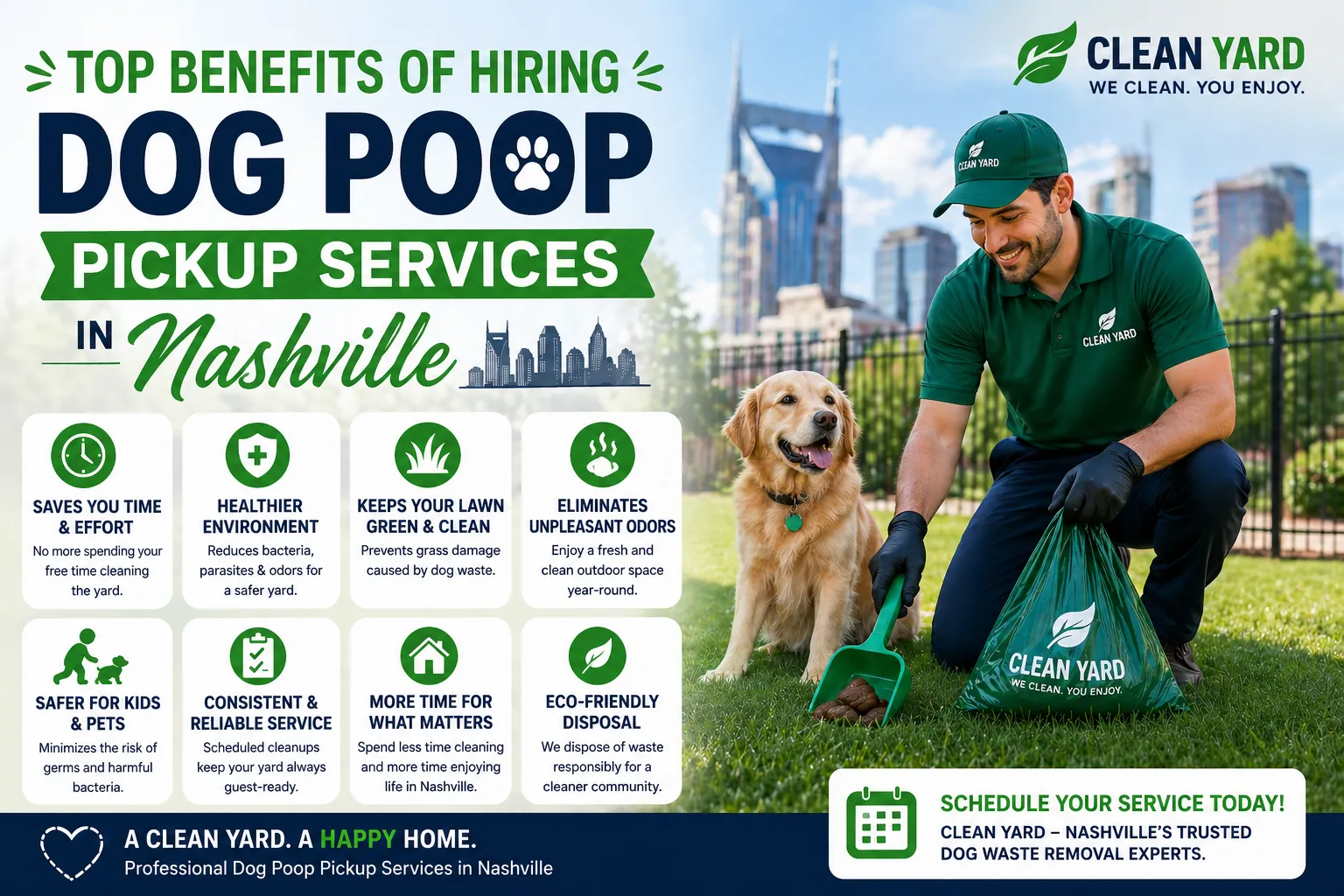 Top Benefits of Hiring Dog Poop Pickup Services in Nashville