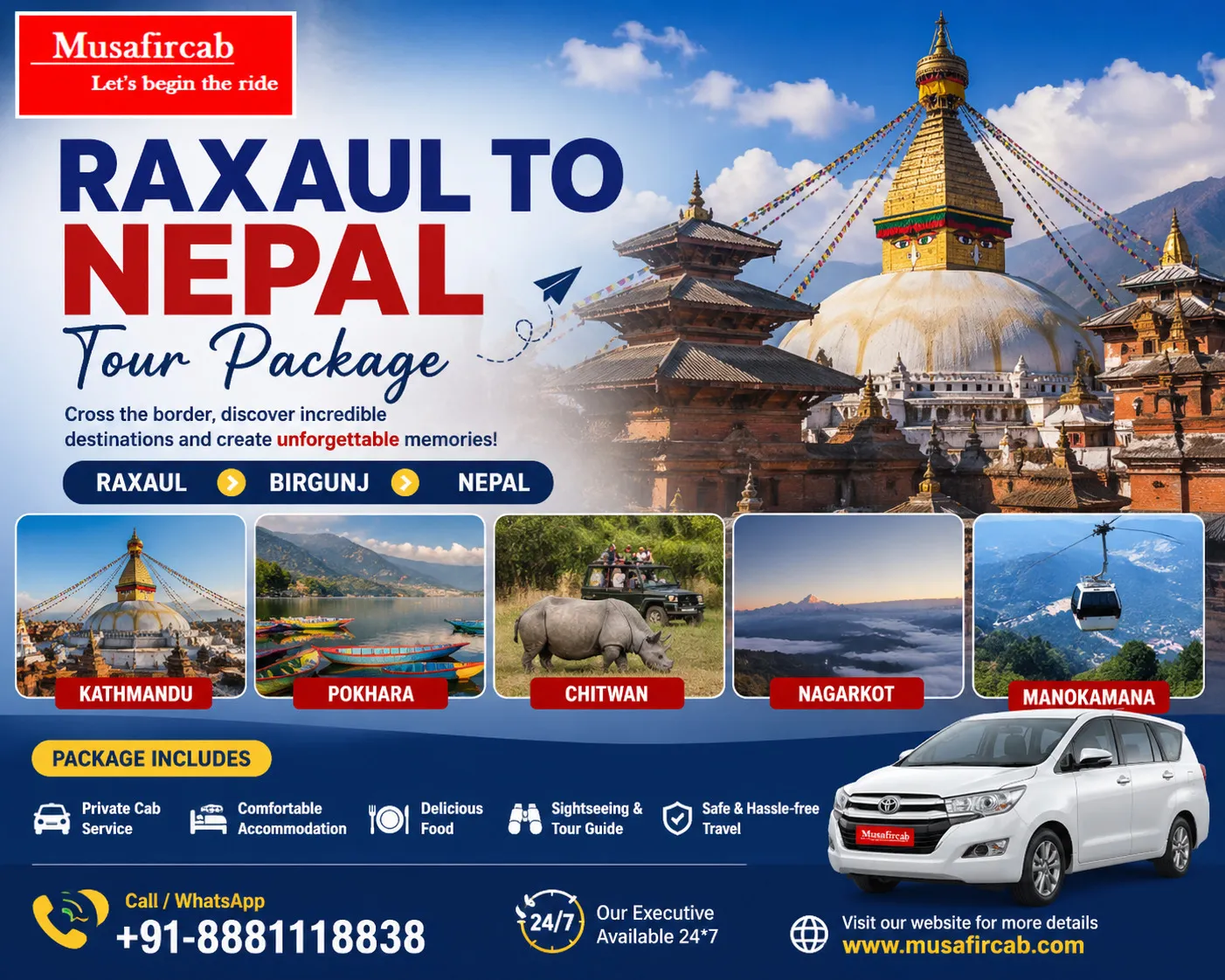 Raxaul to Nepal Tour Package – Your Gateway to the Himalayas