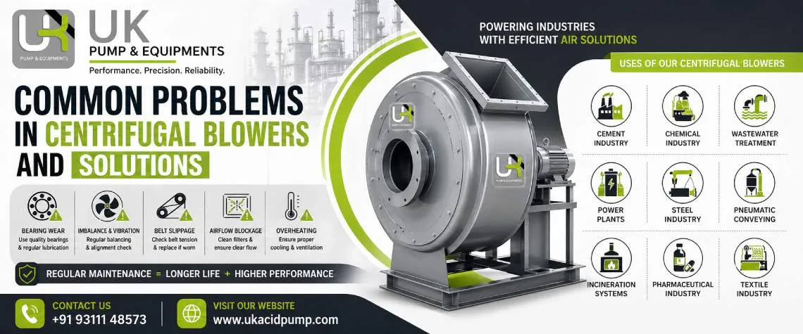 Common Problems in Centrifugal Blowers and Solutions