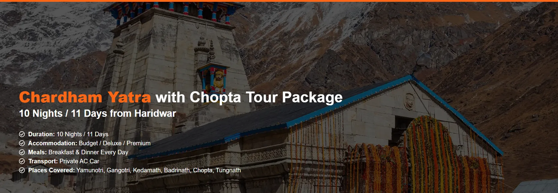 Dehradun to Char Dham Yatra Packages – Complete Informational Guide