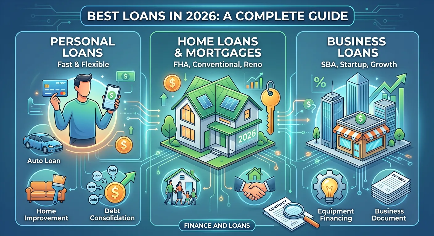 Best Loans in 2026: A Complete Guide to Personal, Home, and Business Loans