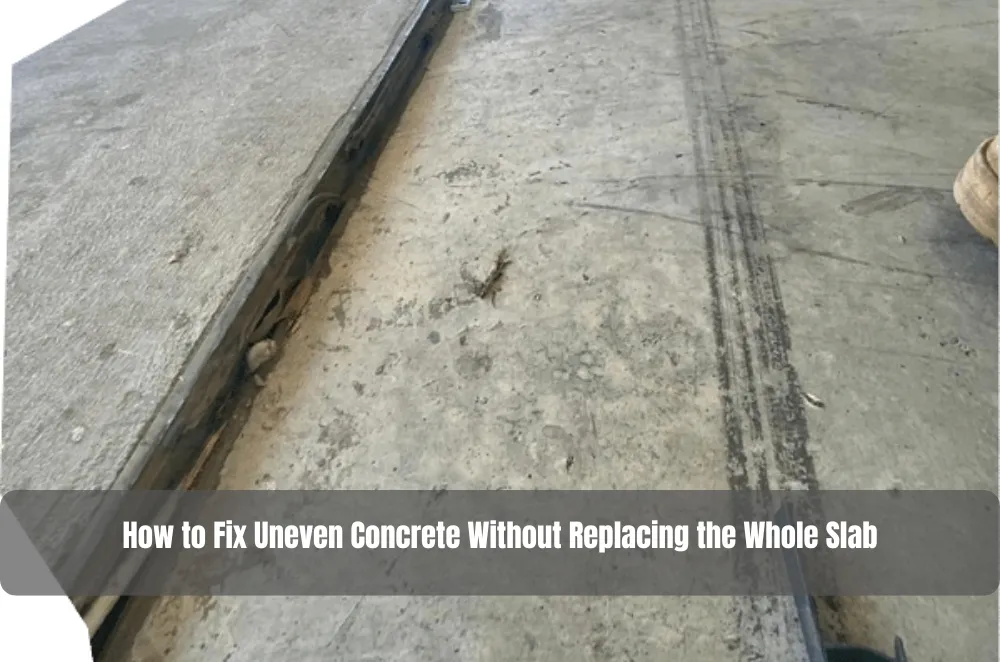 How to Fix Uneven Concrete Without Replacing the Whole Slab