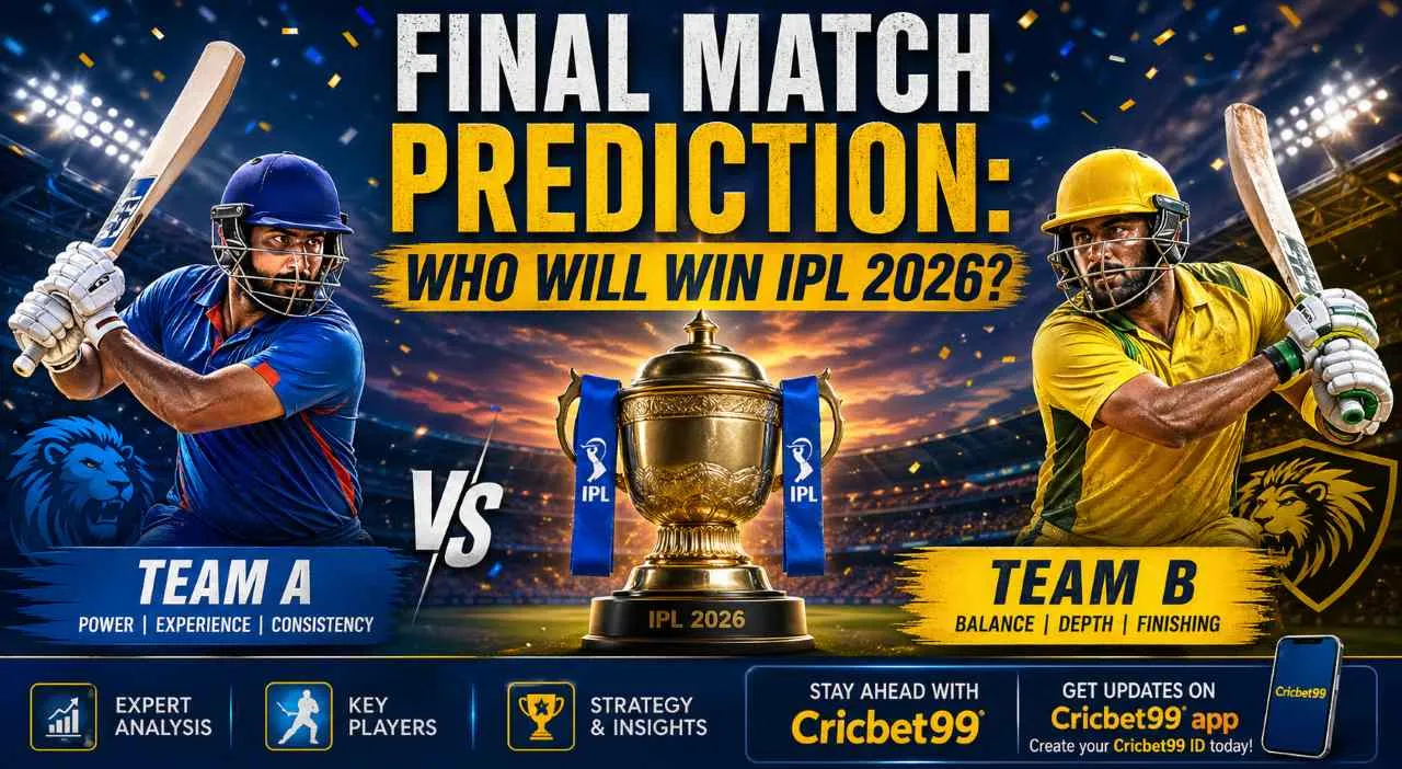 Final Match Prediction: Who Will Win IPL 2026?