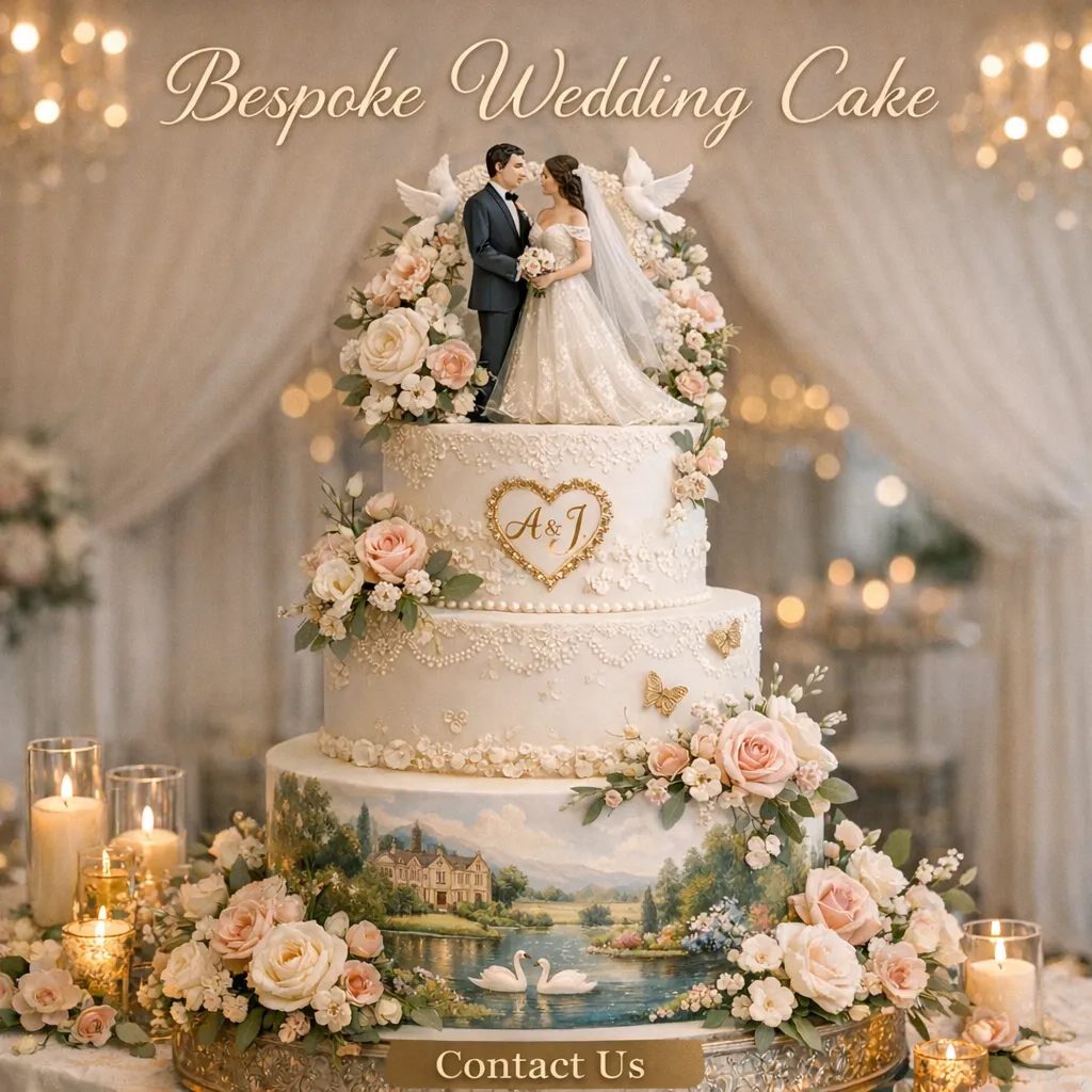 Luxury Wedding Cakes Featuring Decadent Double Chocolate Flavours