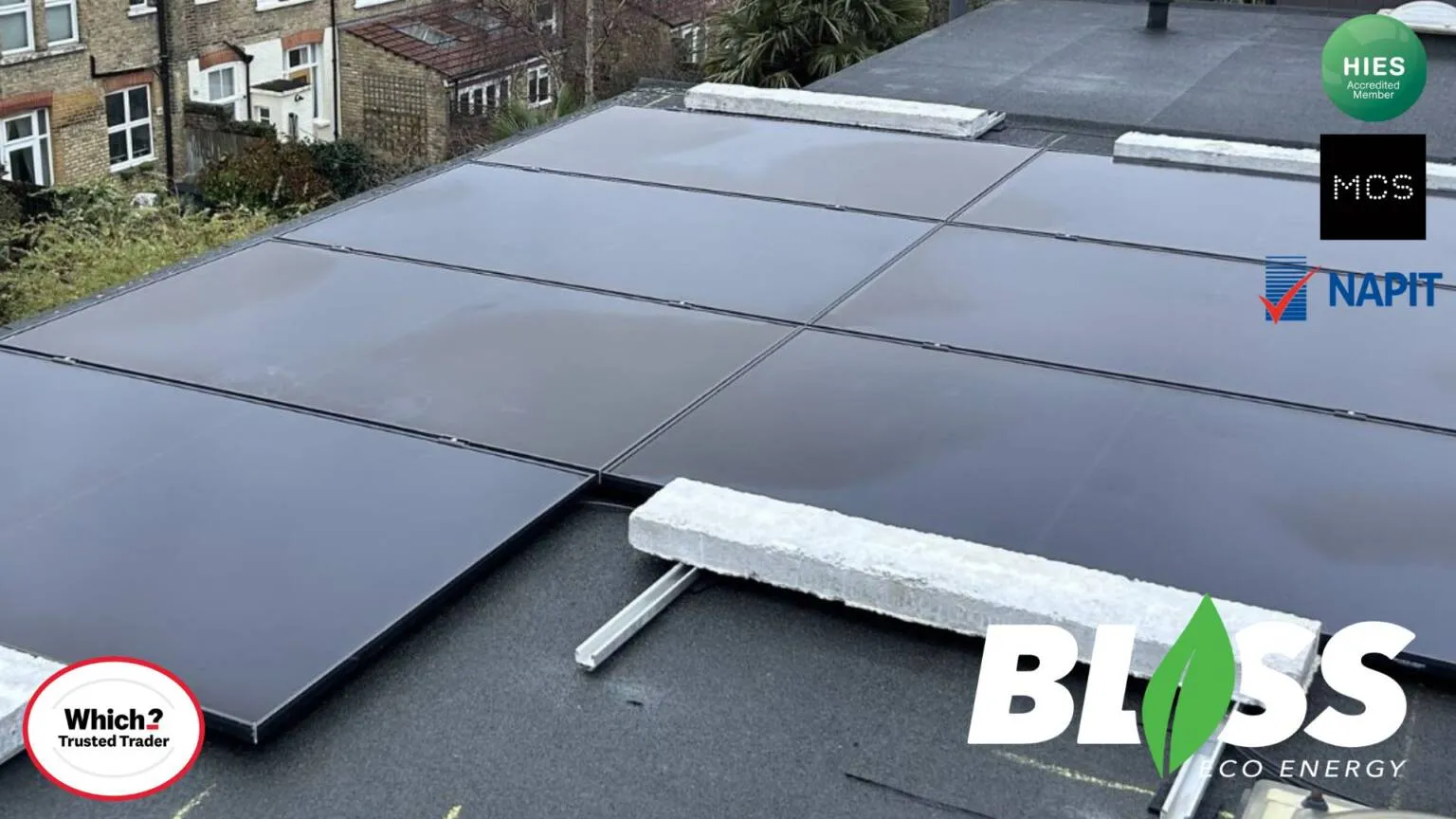 Flat Roof Solar Panels UK: The Complete Guide by Bliss Eco Energy