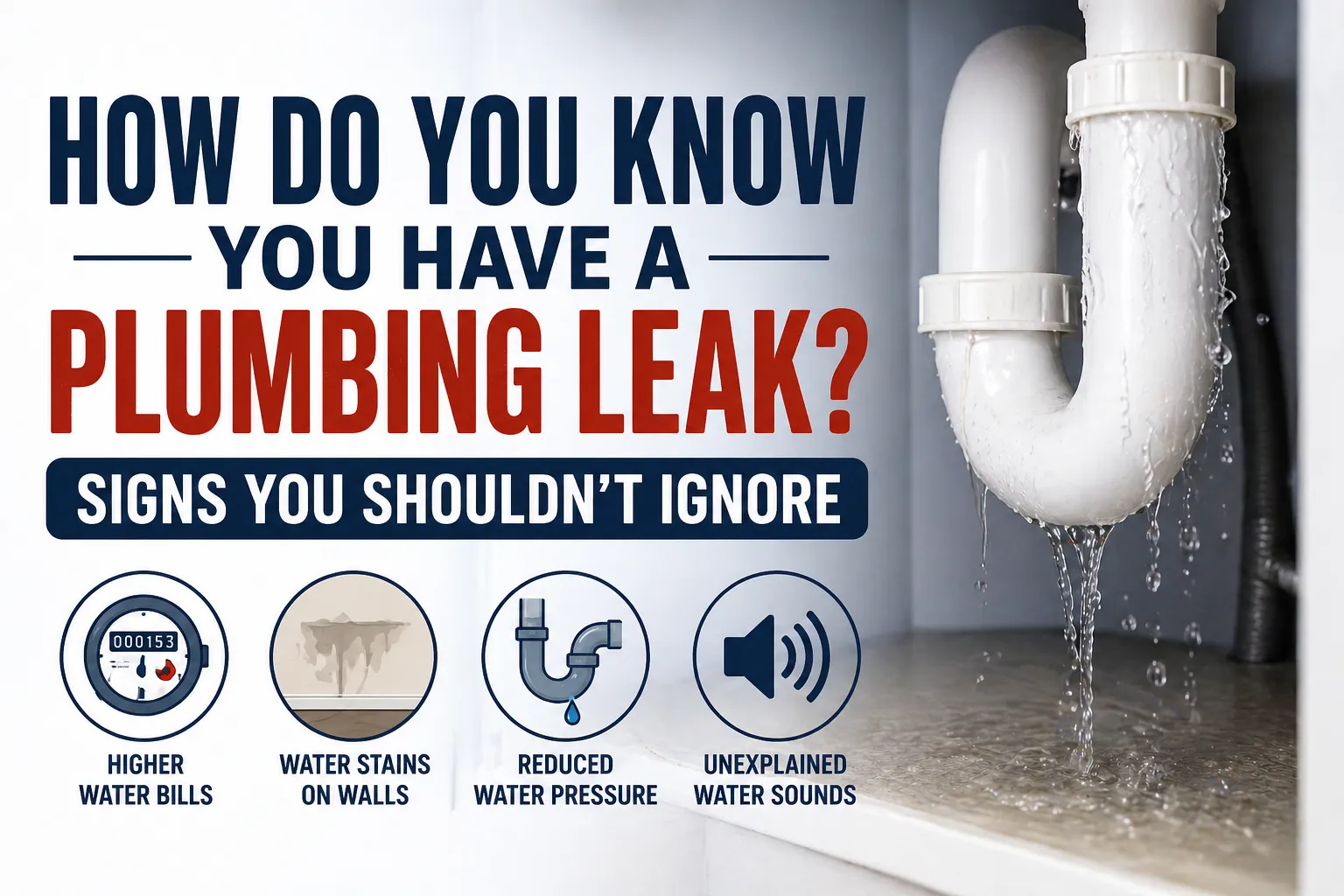 How Do You Know You Have a Plumbing Leak? Signs You Shouldn’t Ignore